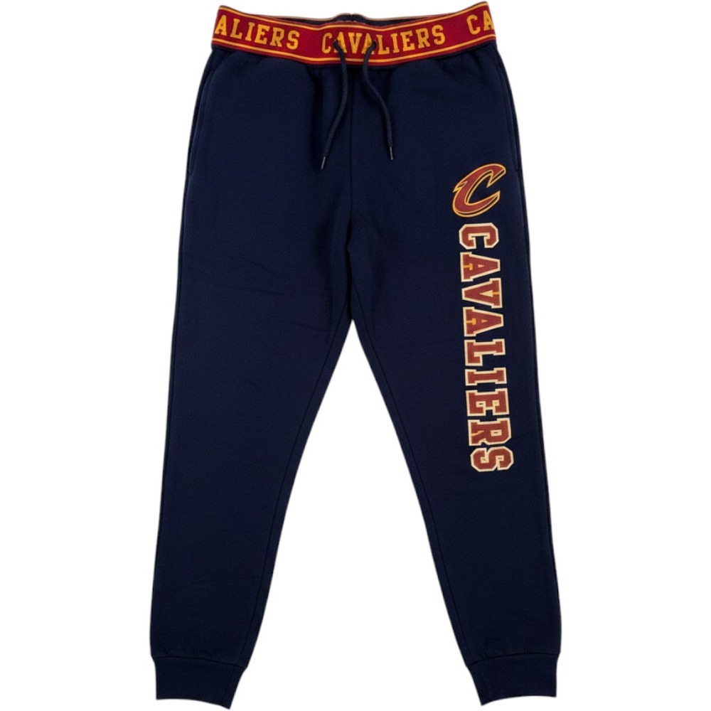 UNK ICER NBA Cleveland Cavaliers Mens Navy Fleece Jogger Sweatpants Medium NEW